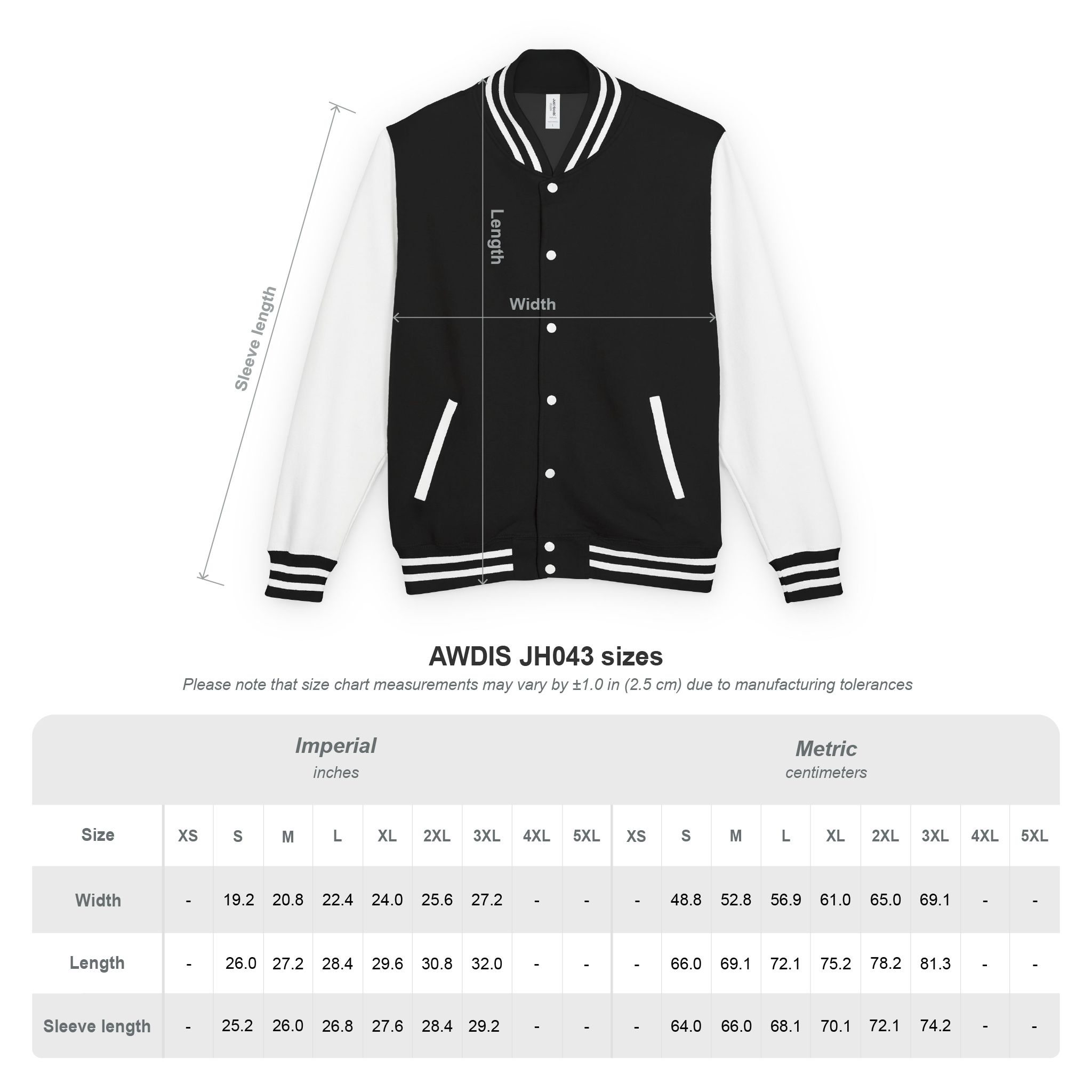 Letterman Jacket — 'Supa D Promotions' Retro Script Varsity Jacket - Image 6