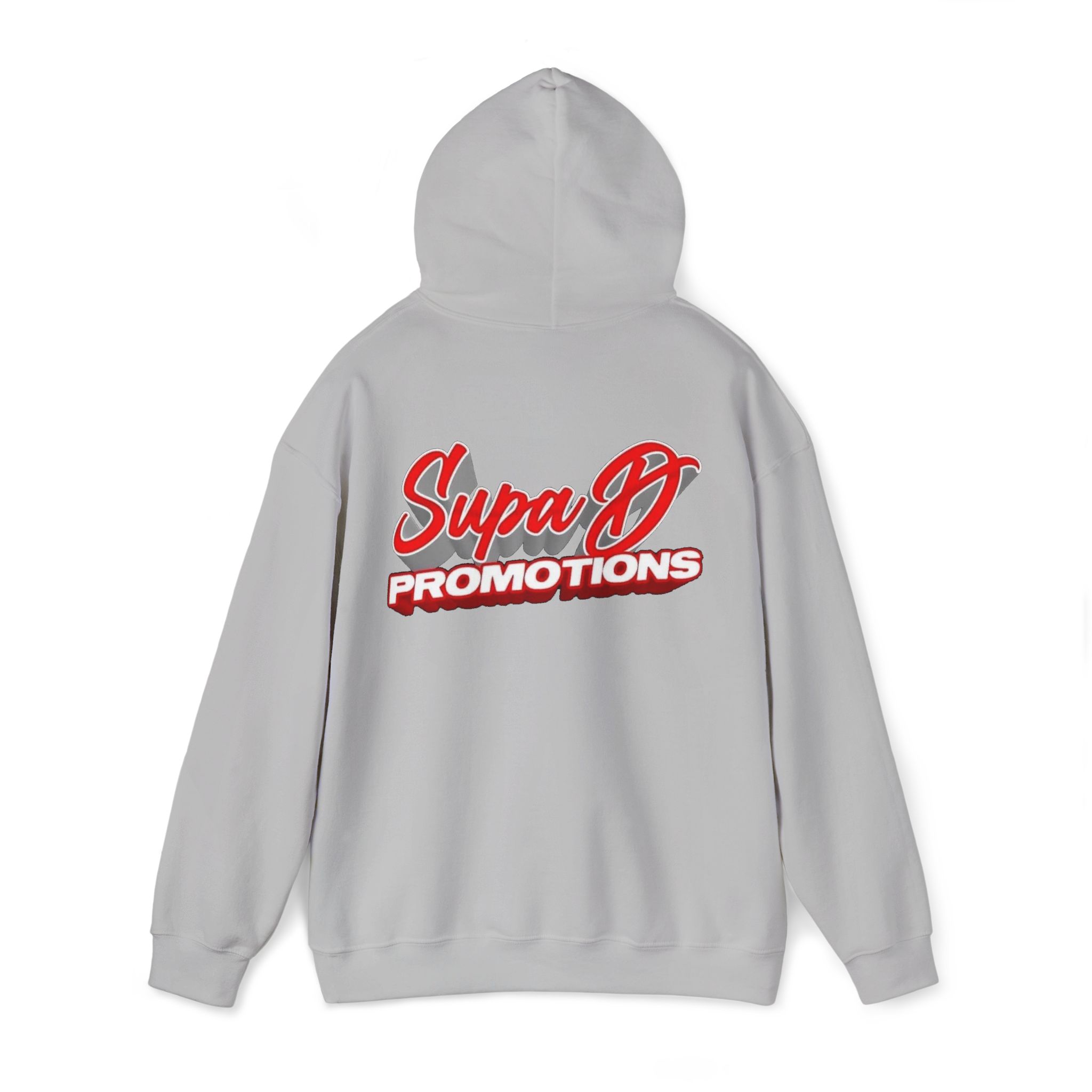 Supa D Promotions Logo Hoodie — Retro Red Branded Pullover - Image 21