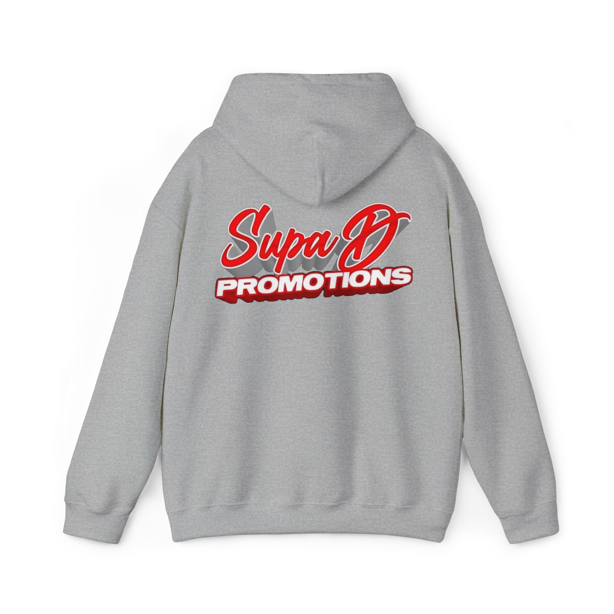 Supa D Promotions Logo Hoodie — Retro Red Branded Pullover - Image 20